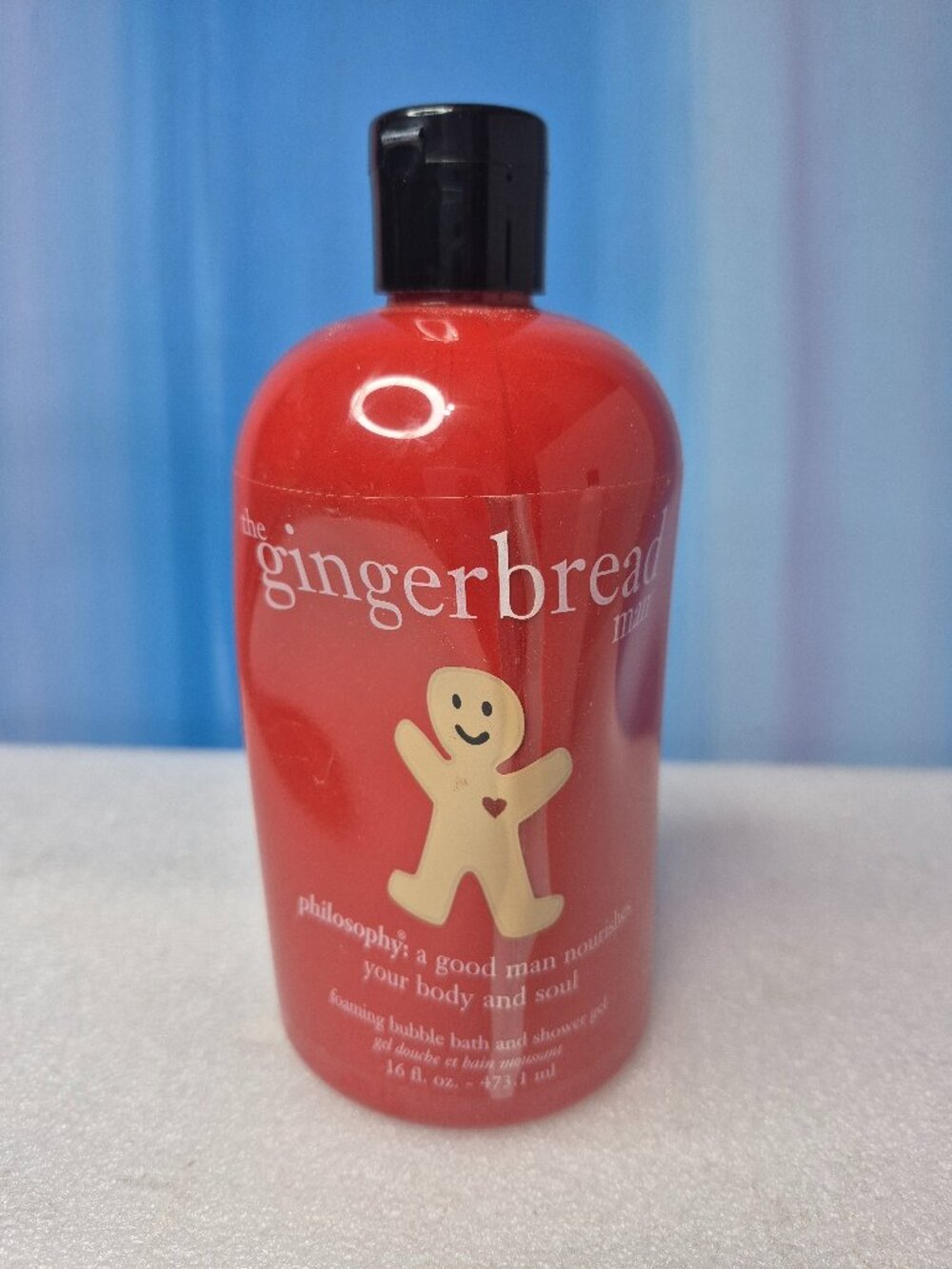 Philosophy Gingerbread Man Foaming bubble bath & Shower Gel 16 OZ SEALED